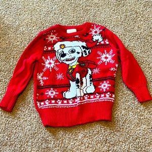 Paw Patrol Christmas Sweater 2T